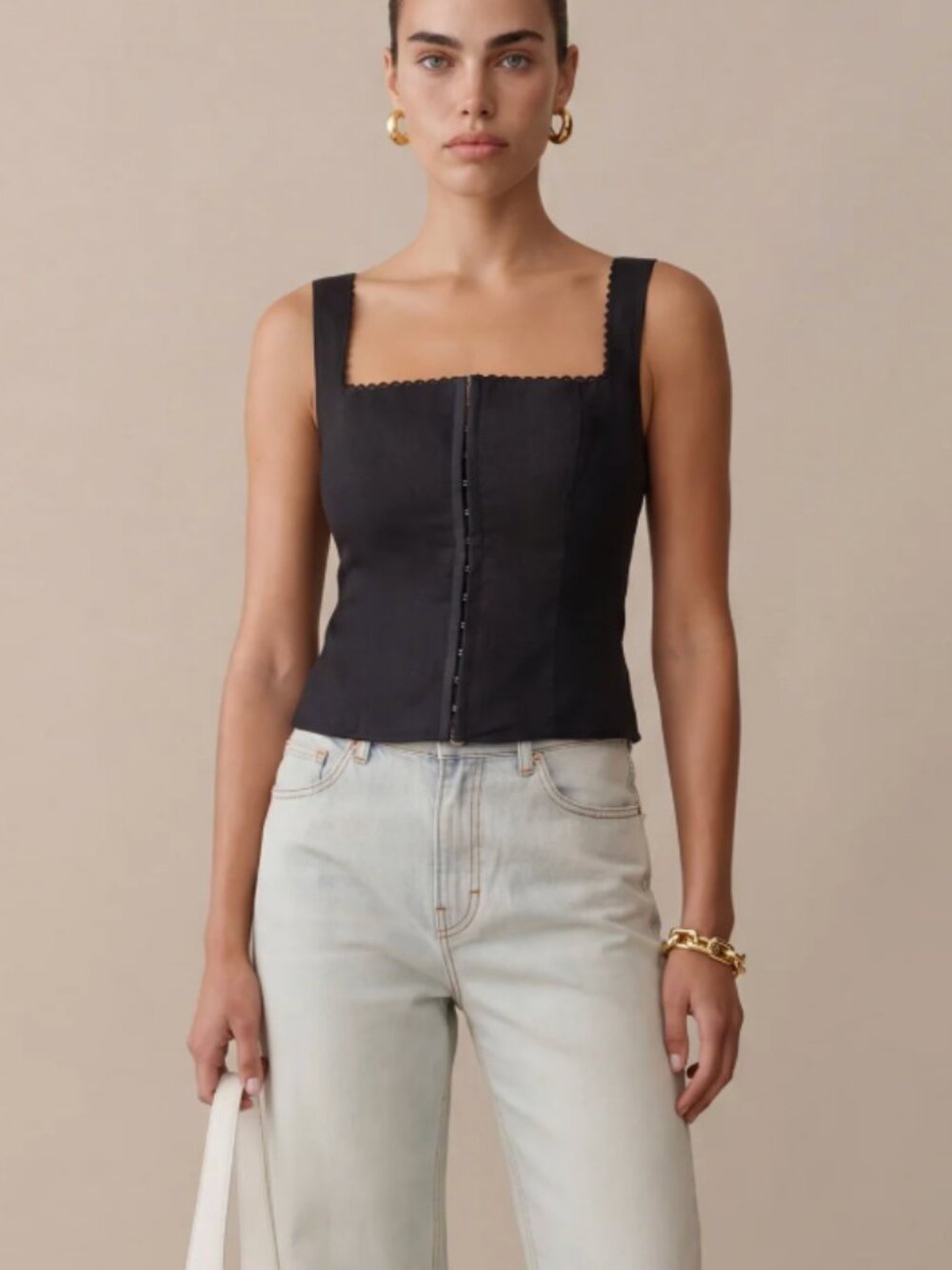 FEW MODA | Kourt Halley Linen Top